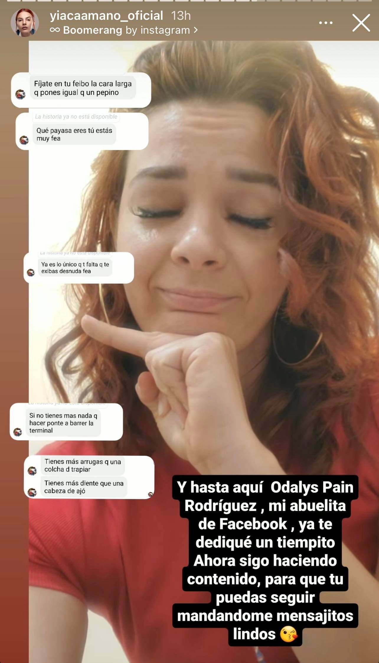 Actriz Cubana Yia Camaño Expone A Una Señora Que Le Hace Bullying En Las Redes Sociales 9252