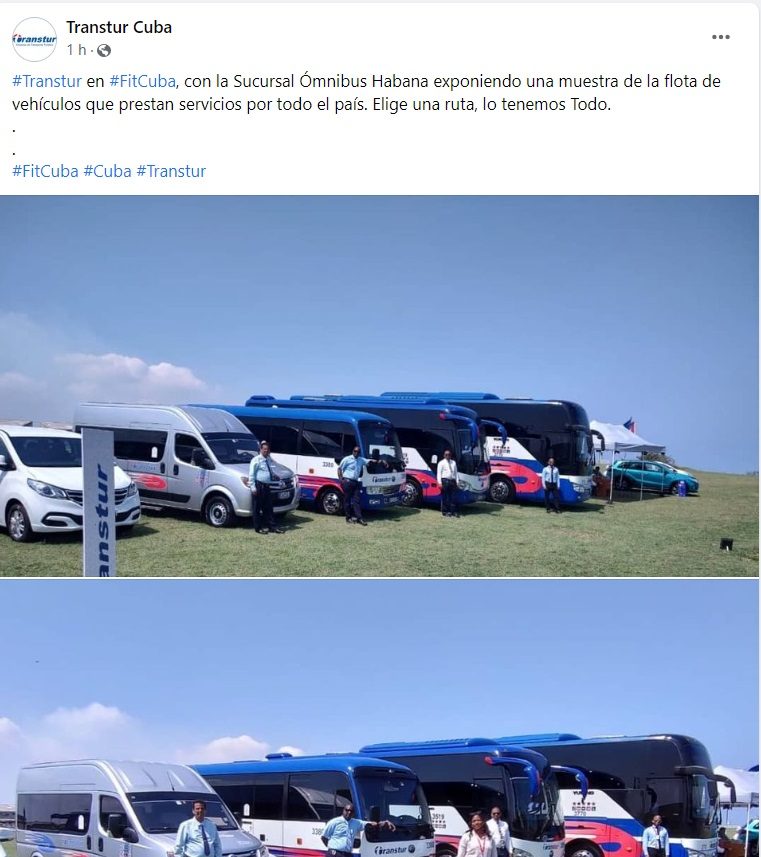 Transtur promociona su flota de vehículos en Cuba “Lo tenemos Todo”