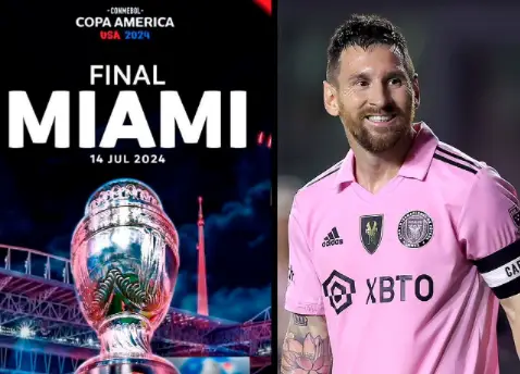 Fator Messi? Miami sediará jogos da Copa América de 2024