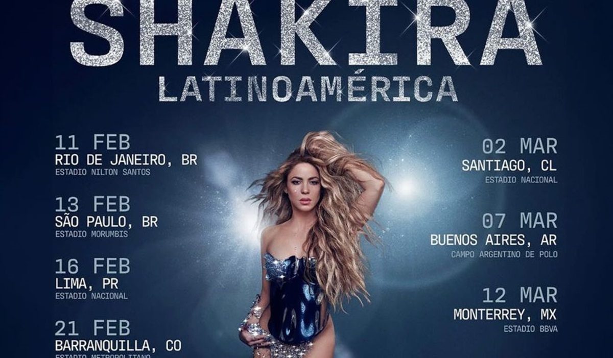 Shakira regresa a latinoamérica fechas confirmadas para su gira 'El